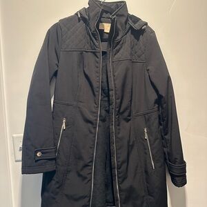 Black and gold Michael Kors coat